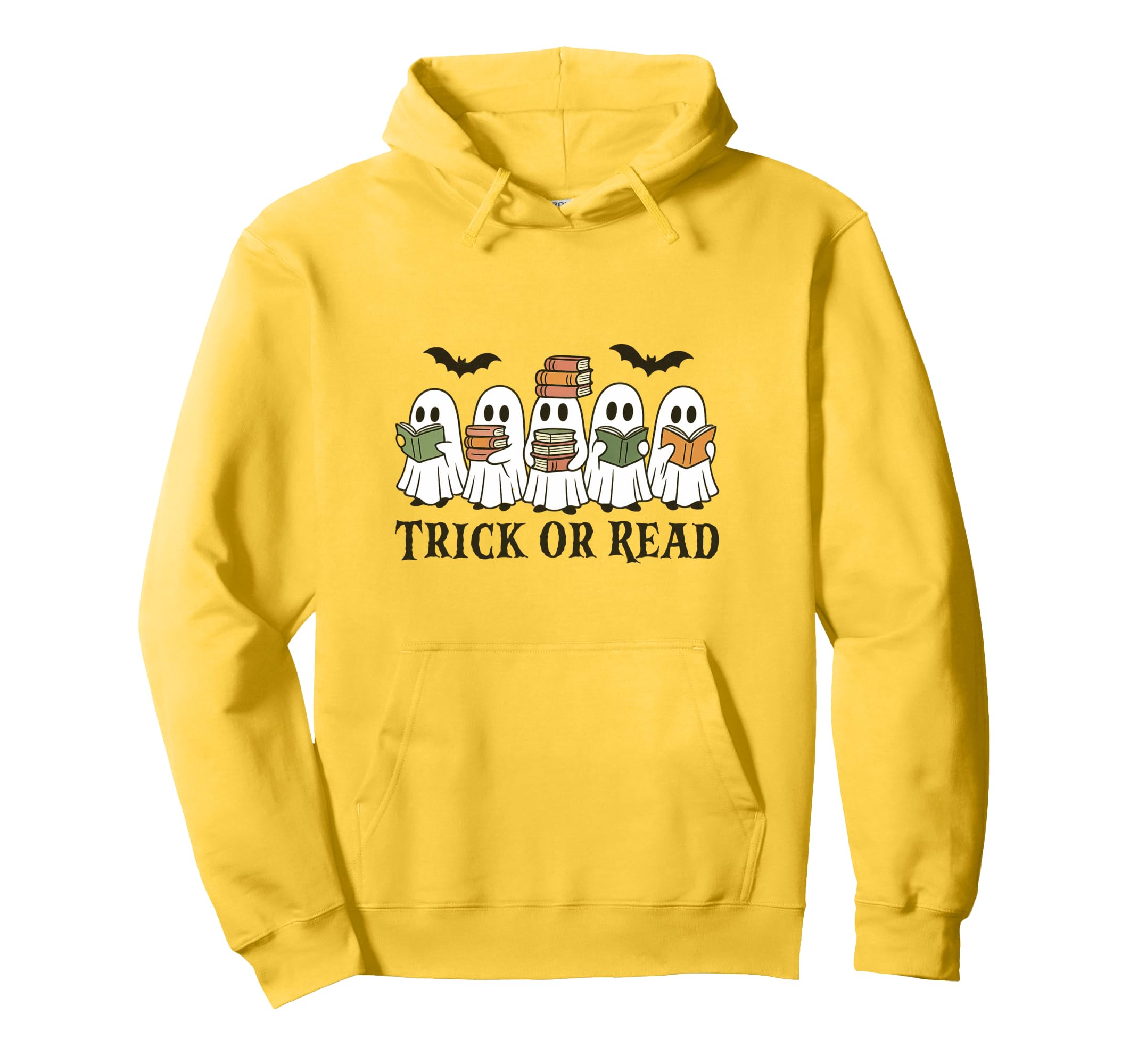 Trick Or Read Halloween Book Lover Reading Hoodie - Trendy Graphic Unisex - T-Shirt, Sweatshirt, Hoodie