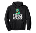 Dragon Reading Book Worm Nerd School Read Hoodie - Graphic Print for Adults - T-Shirt, Sweatshirt, Hoodie