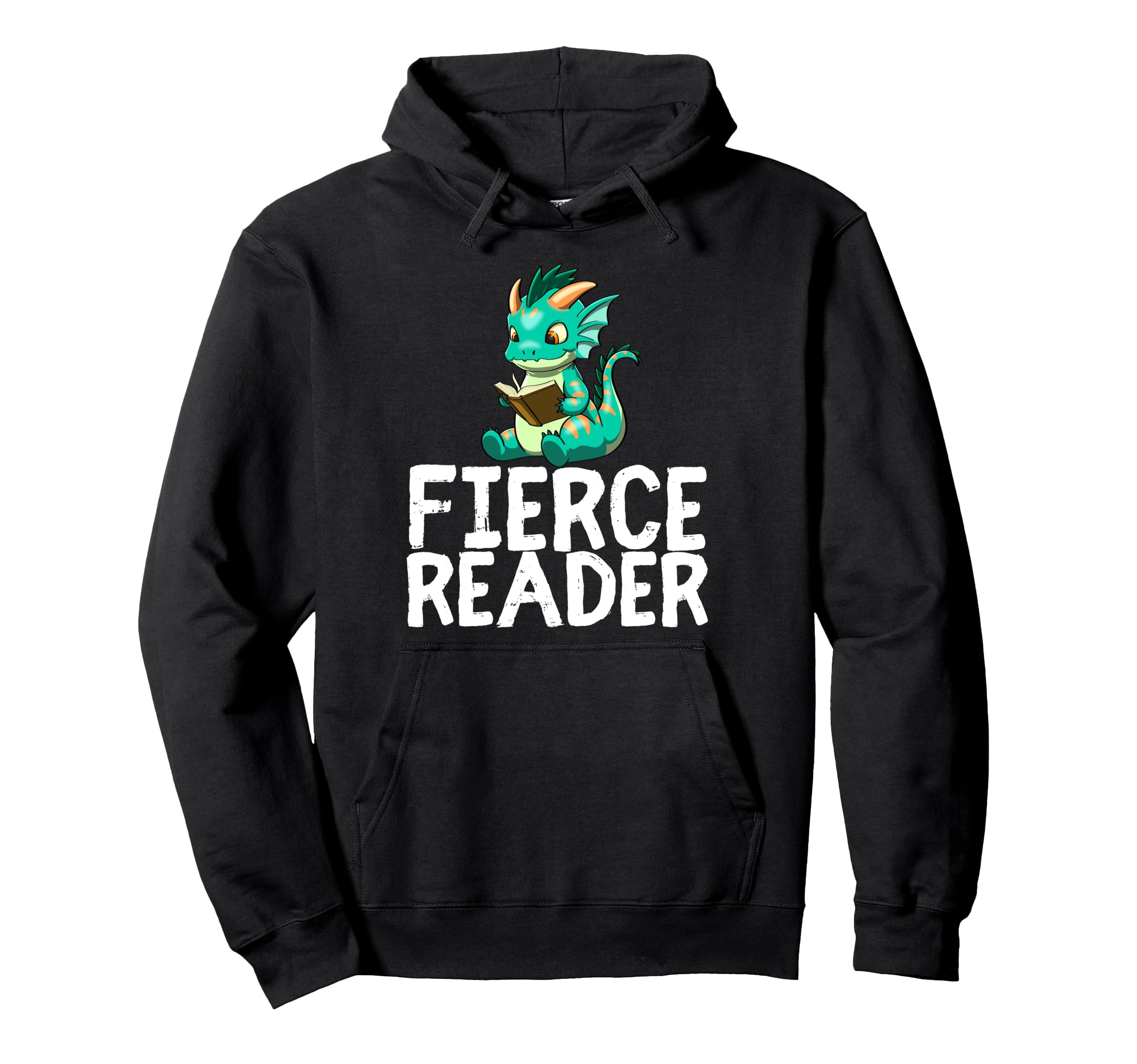 Dragon Reading Book Worm Nerd School Read Hoodie - Graphic Print for Adults - T-Shirt, Sweatshirt, Hoodie