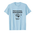 Professional Overthinker Credentials T-Shirt - Unique Graphic for Adults - T-Shirt, Sweatshirt, Hoodie