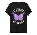 Certified Anti Social Butterfly Art T-Shirt - Trendy Graphic for Adults - T-Shirt, Sweatshirt, Hoodie
