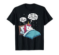 Funny Overthinker Unicorn Midnight T-Shirt - Minimalist Print Unisex - T-Shirt, Sweatshirt, Hoodie