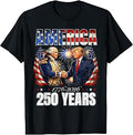 America USA 250th Anniversary Patriotic 4th of July T-Shirt Unisex T-shirt, Sweatshirt, Hoodie, Long Sleeve Tee - T-Shirt, Sweatshirt, Hoodie