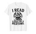 I Read Past My Bedtime Dragon T-Shirt - Minimalist Print for Adults - T-Shirt, Sweatshirt, Hoodie