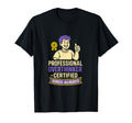 Professional Overthinker Certified Gift T-Shirt - Trendy Graphic Unisex - T-Shirt, Sweatshirt, Hoodie