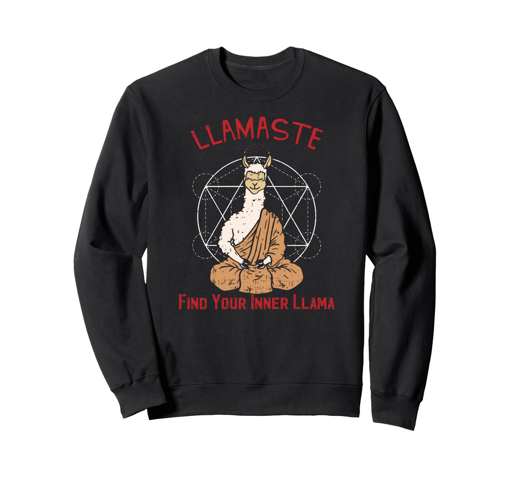 Llamaste Find Your Inner Llama Sweatshirt - Custom Art Print for Adults - T-Shirt, Sweatshirt, Hoodie