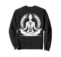 Elegant Meditative Figure Adults Sweatshirt - Fun Novelty Design Men Women - T-Shirt, Sweatshirt, Hoodie