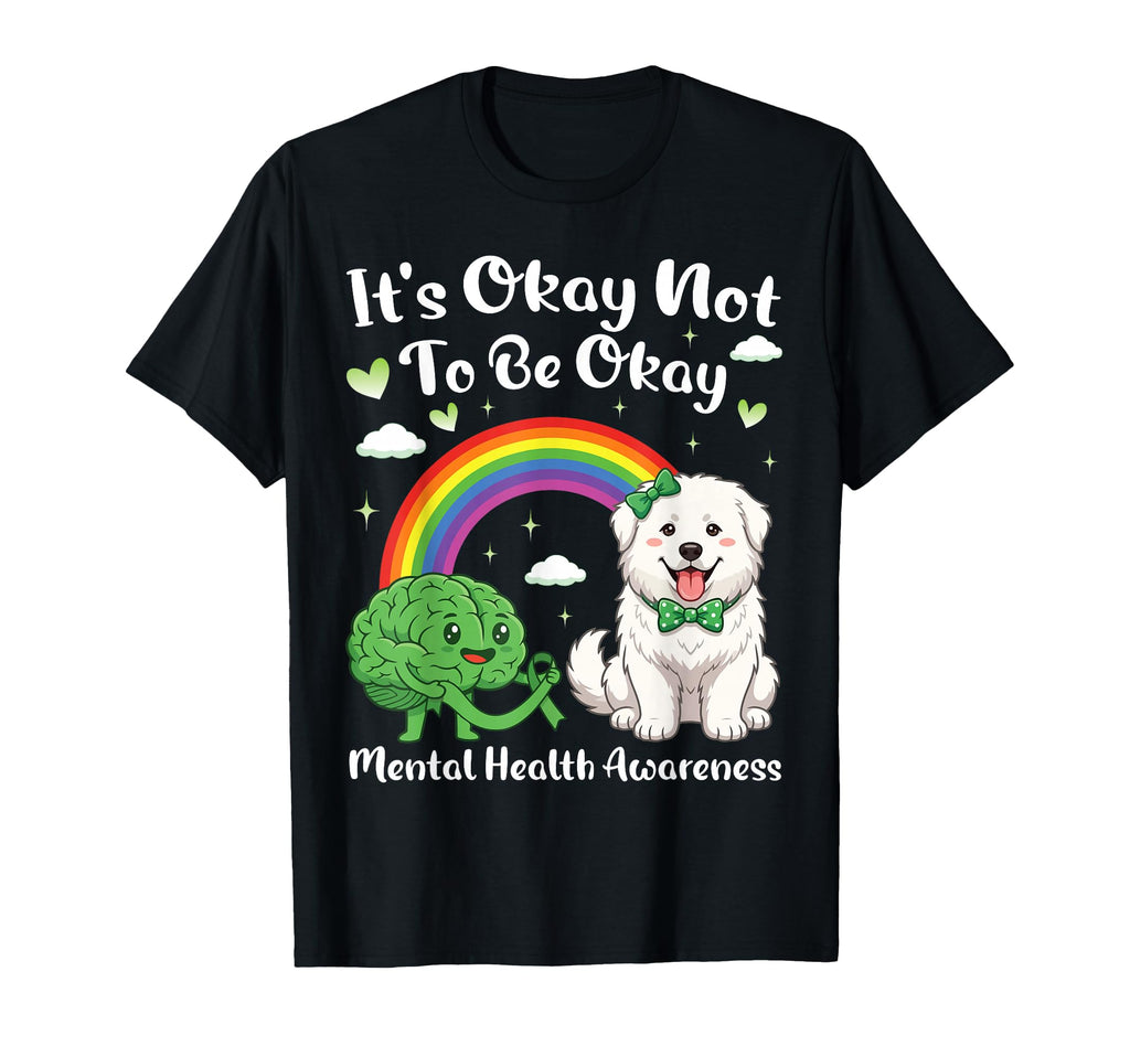 Its Okay Not To Be Mental Health T-Shirt - Minimalist Print Unisex - T-Shirt, Sweatshirt, Hoodie