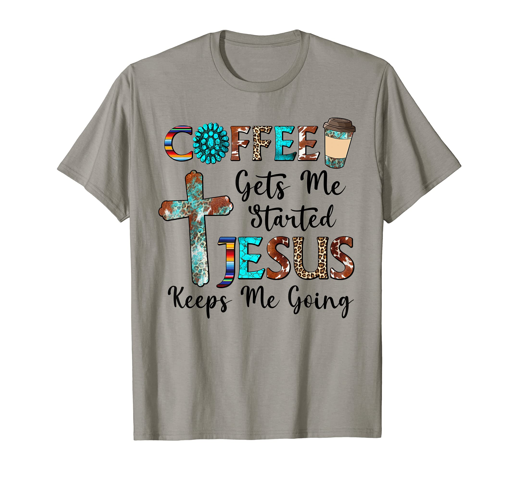 5M5N Coffee Get Me Started Jesus T-Shirt - Streetwear Style for Adults - T-Shirt, Sweatshirt, Hoodie