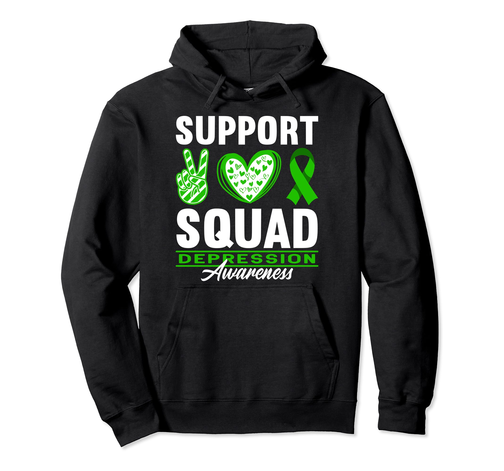 Support Awareness Squad I Mental Hoodie - Casual Everyday Wear Unisex - T-Shirt, Sweatshirt, Hoodie