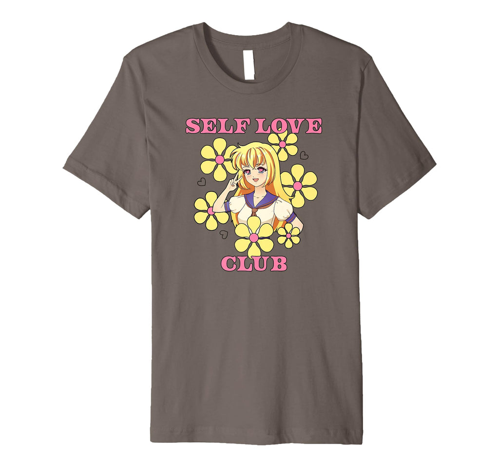 Self Love Club Anime Floral T-Shirt - Trendy Graphic Men Women - T-Shirt, Sweatshirt, Hoodie