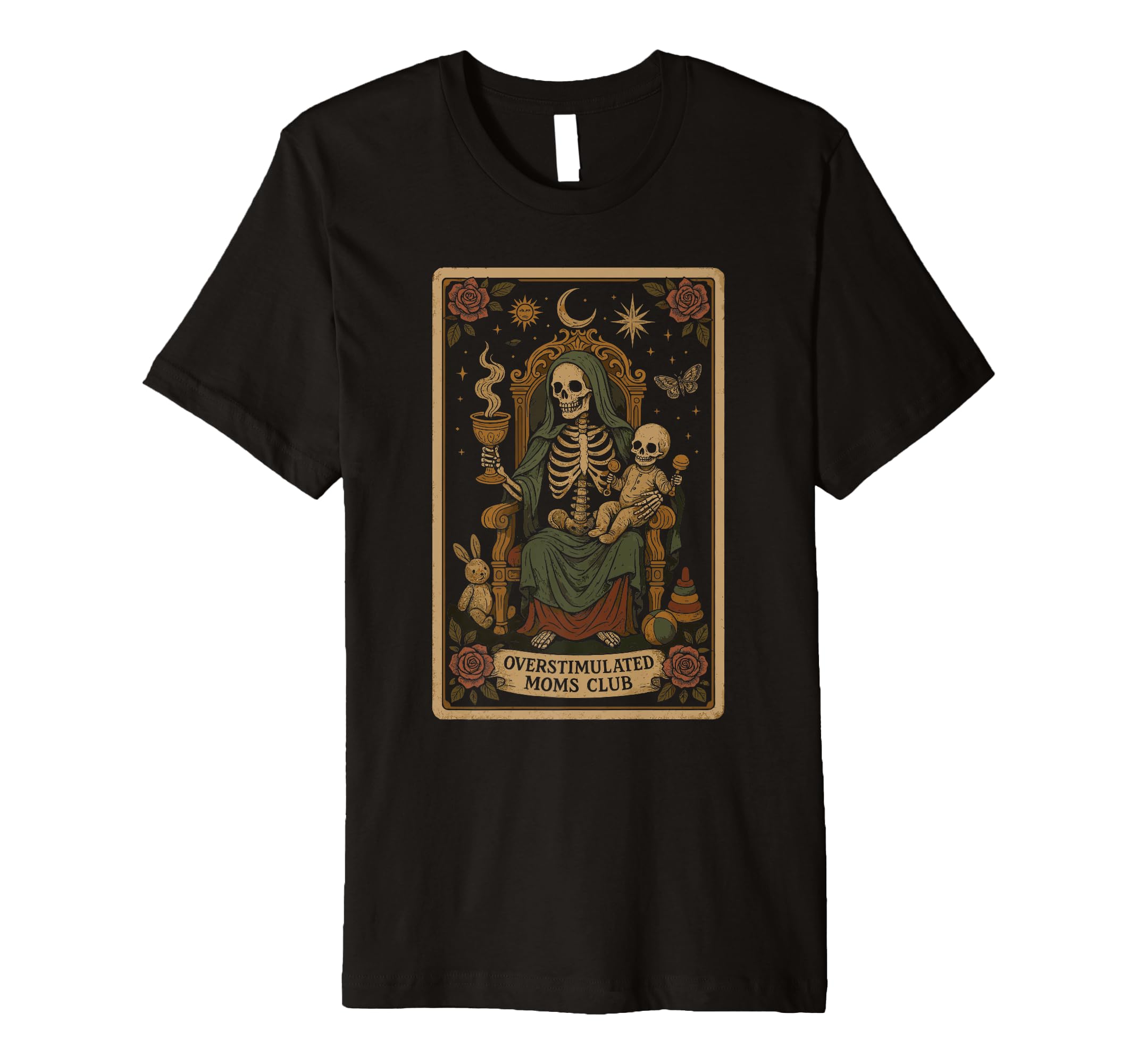 Groovy Moms Club Overstimulated T-Shirt - Streetwear Style for Adults - T-Shirt, Sweatshirt, Hoodie