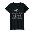 Womens Coffee And Jesus Christian T-Shirt - Novelty Apparel for Adults - T-Shirt, Sweatshirt, Hoodie