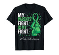 Green Ribbon Parents Mental Health T-Shirt - Unique Graphic Men Women - T-Shirt, Sweatshirt, Hoodie