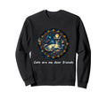 Cats Are My Best Friends Sacred Sweatshirt - Minimalist Print Men Women - T-Shirt, Sweatshirt, Hoodie