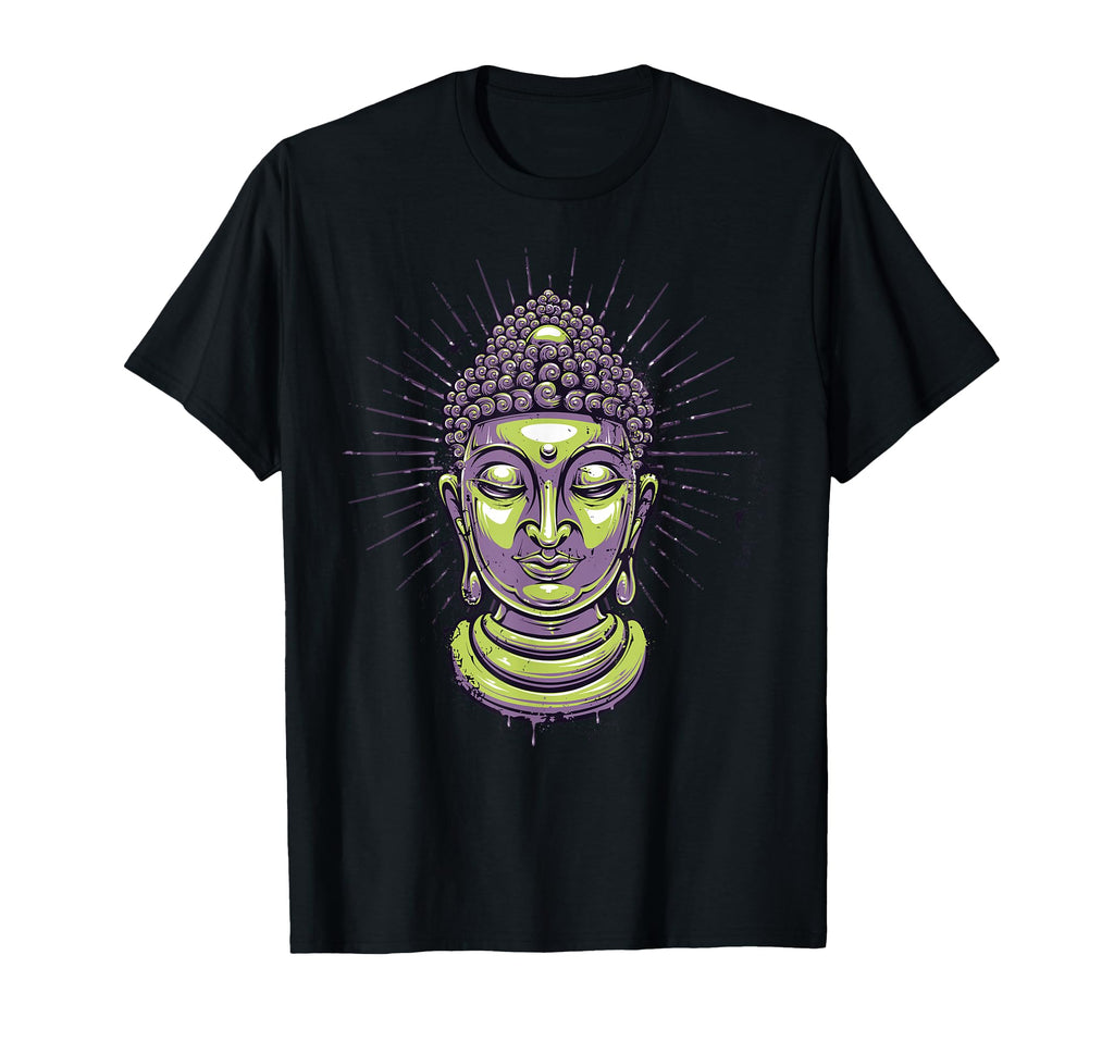 Gautama Buddha Buddhist Meditation T-Shirt - Fun Novelty Design for Adults - T-Shirt, Sweatshirt, Hoodie