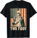 George Washington Two Fiddy 250 Anniversary Funny July 4th T-Shirt Unisex T-shirt, Sweatshirt, Hoodie, Long Sleeve Tee - T-Shirt, Sweatshirt, Hoodie
