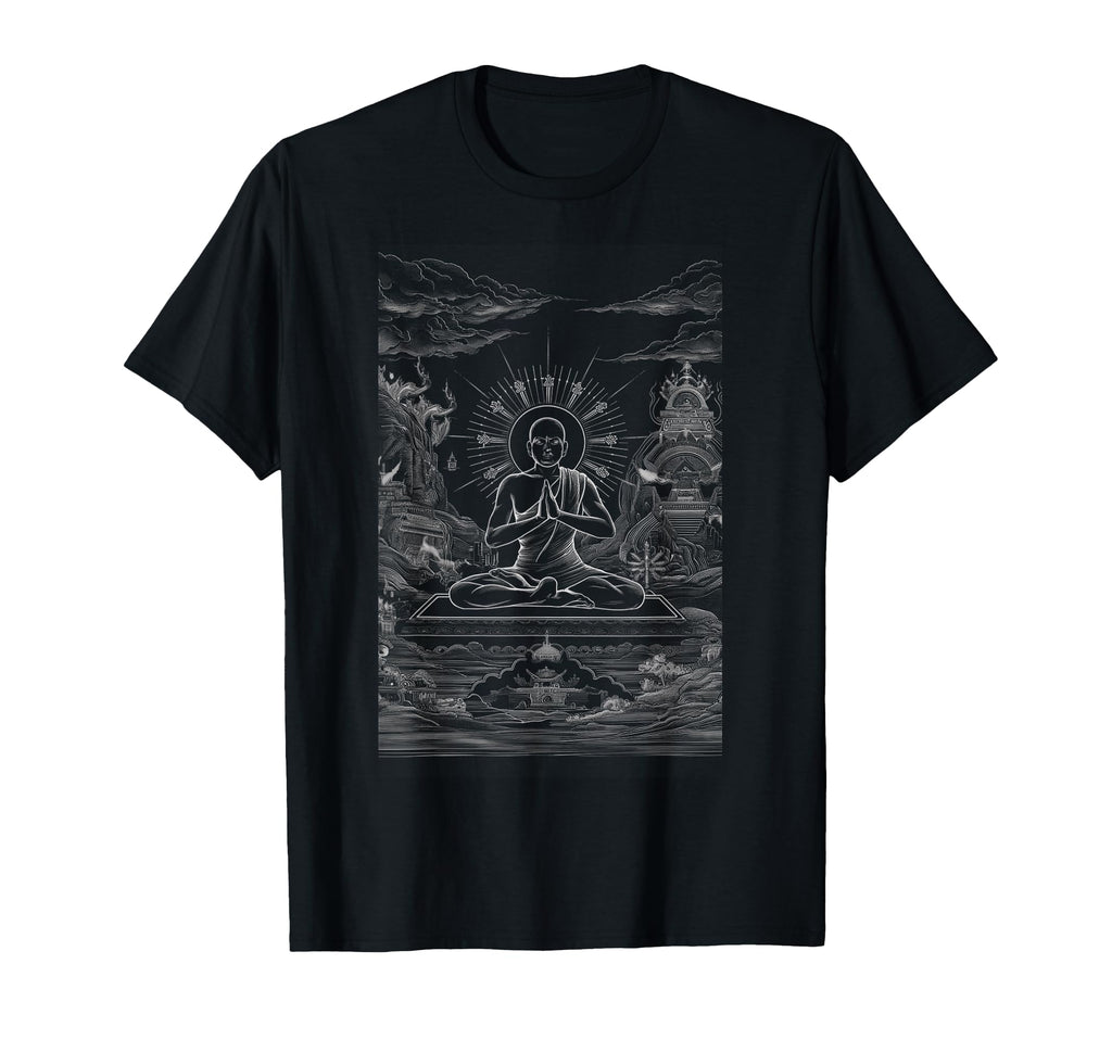 Zen Meditation Buddha Spiritual T-Shirt - Fun Novelty Design for Adults - T-Shirt, Sweatshirt, Hoodie