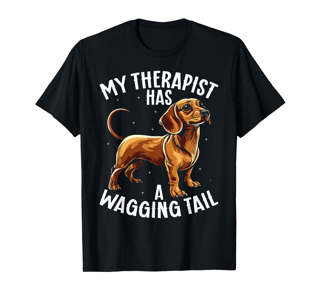 Dachshund Therapy Service Dog T-Shirt - Streetwear Style Unisex - T-Shirt, Sweatshirt, Hoodie