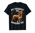 Dachshund Therapy Service Dog T-Shirt - Streetwear Style Unisex - T-Shirt, Sweatshirt, Hoodie