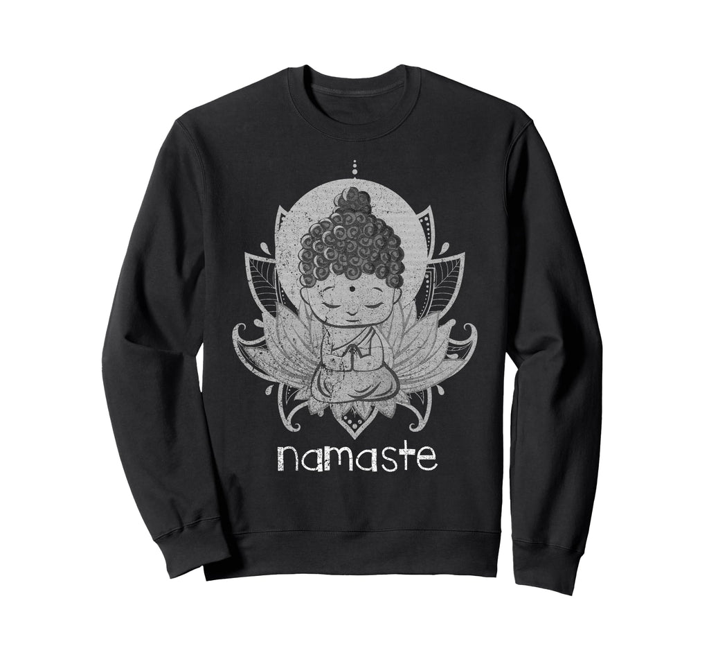 Buddha Yoga Lotus Pose Chakras Sweatshirt - Casual Everyday Wear Unisex - T-Shirt, Sweatshirt, Hoodie