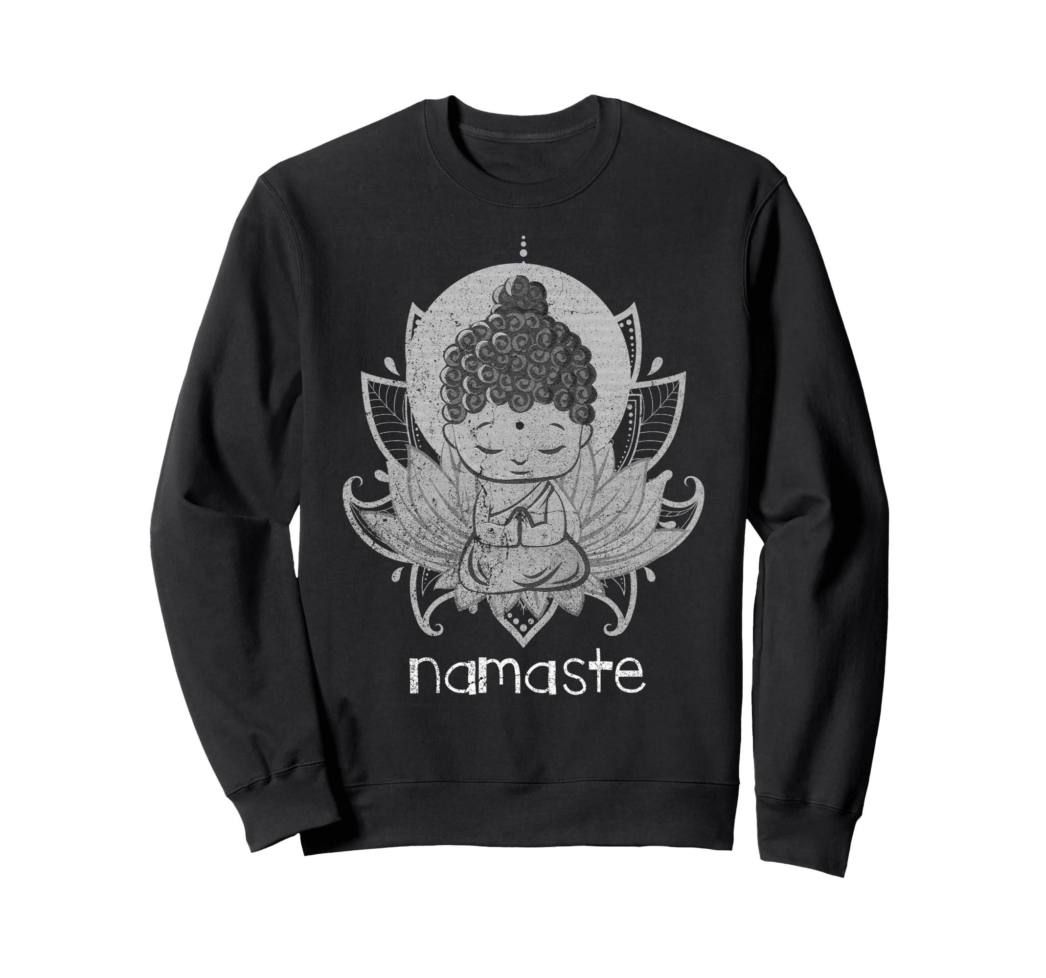 Buddha Yoga Lotus Pose Chakras Sweatshirt - Casual Everyday Wear Unisex - T-Shirt, Sweatshirt, Hoodie