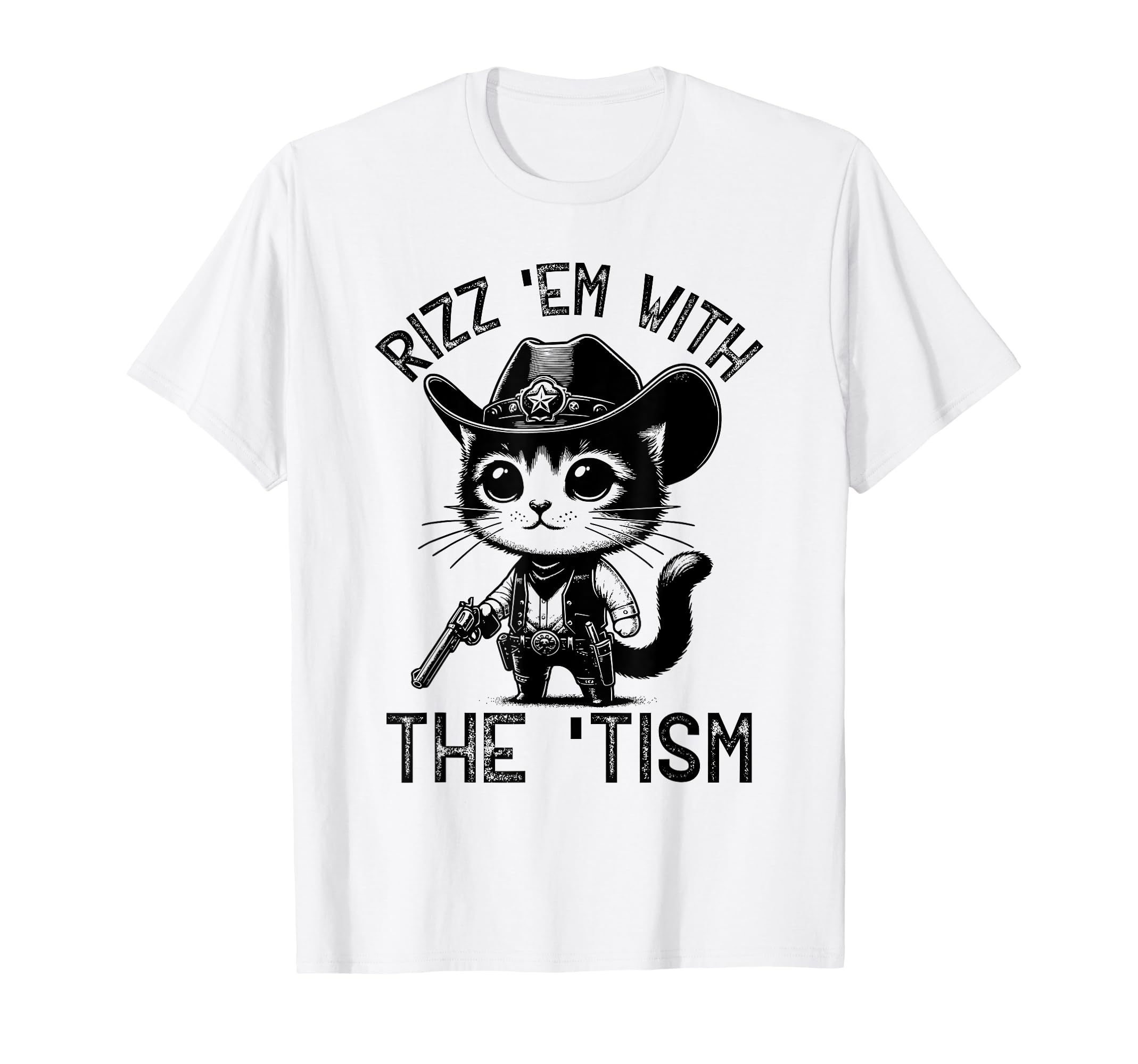 Autism Rizz Em Tism Awareness Autistic T-Shirt - Graphic Print for Adults - T-Shirt, Sweatshirt, Hoodie
