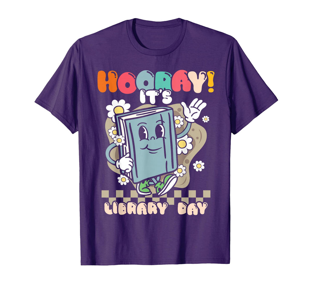 Book Reading Teacher Hooray Its T-Shirt - Custom Art Print Men Women - T-Shirt, Sweatshirt, Hoodie