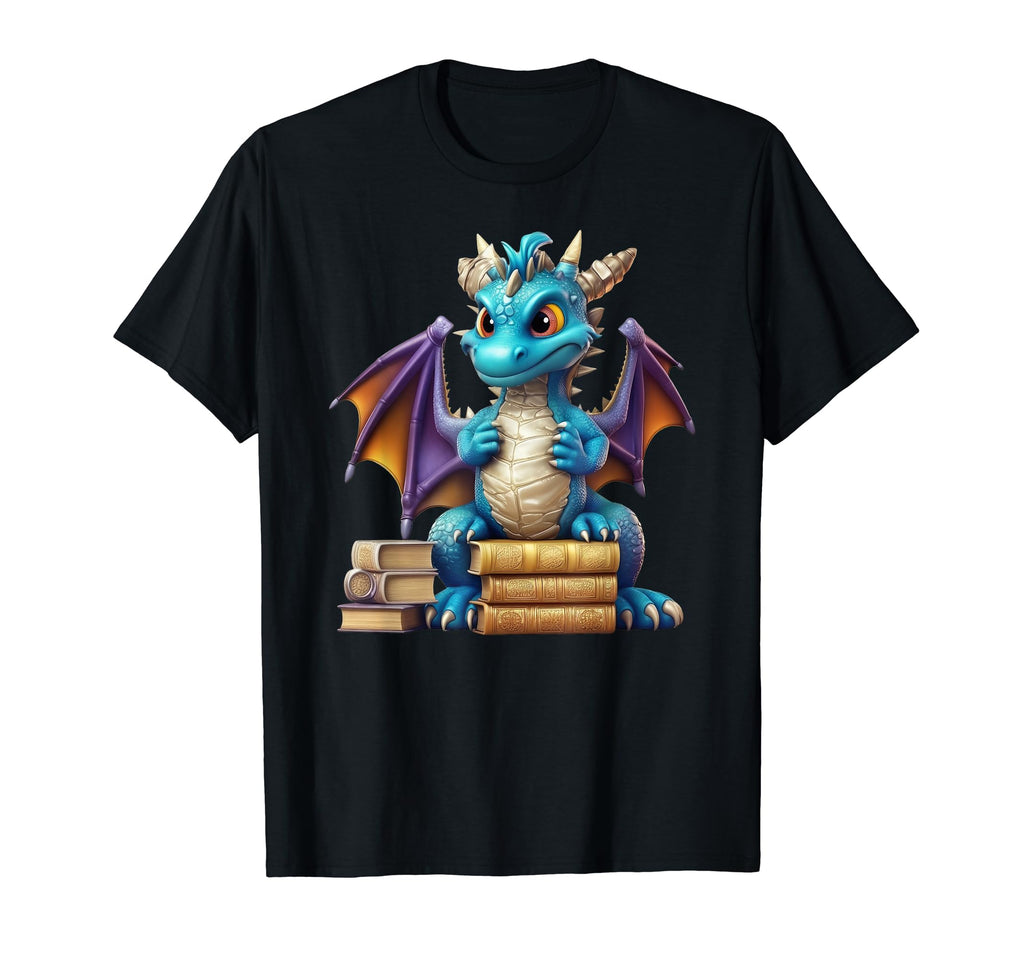Chinese Year Dragon Dragon Books Colorful T-Shirt - Custom Art Print Unisex - T-Shirt, Sweatshirt, Hoodie