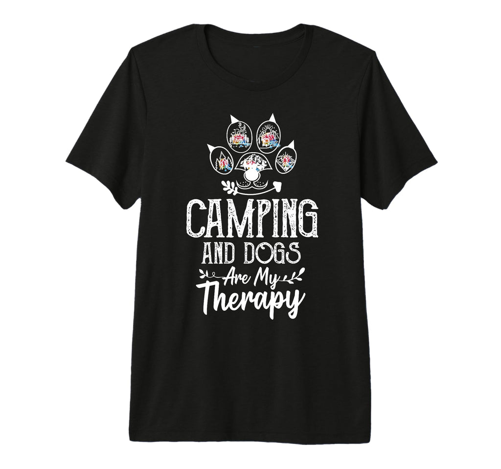 Mountain Funny Camping And Dog Are My T-Shirt - Graphic Print for Adults - T-Shirt, Sweatshirt, Hoodie