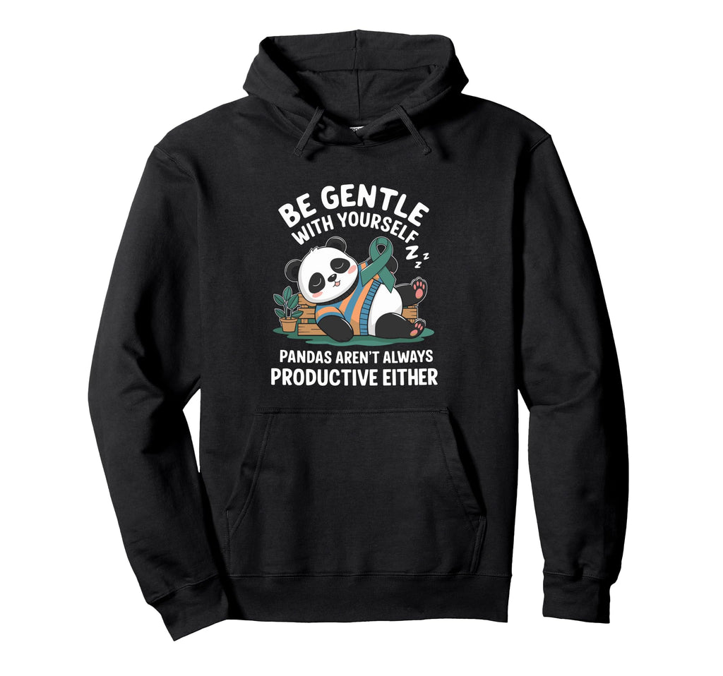 Panda Mental Health Awareness Hoodie - Casual Everyday Wear for Adults - T-Shirt, Sweatshirt, Hoodie