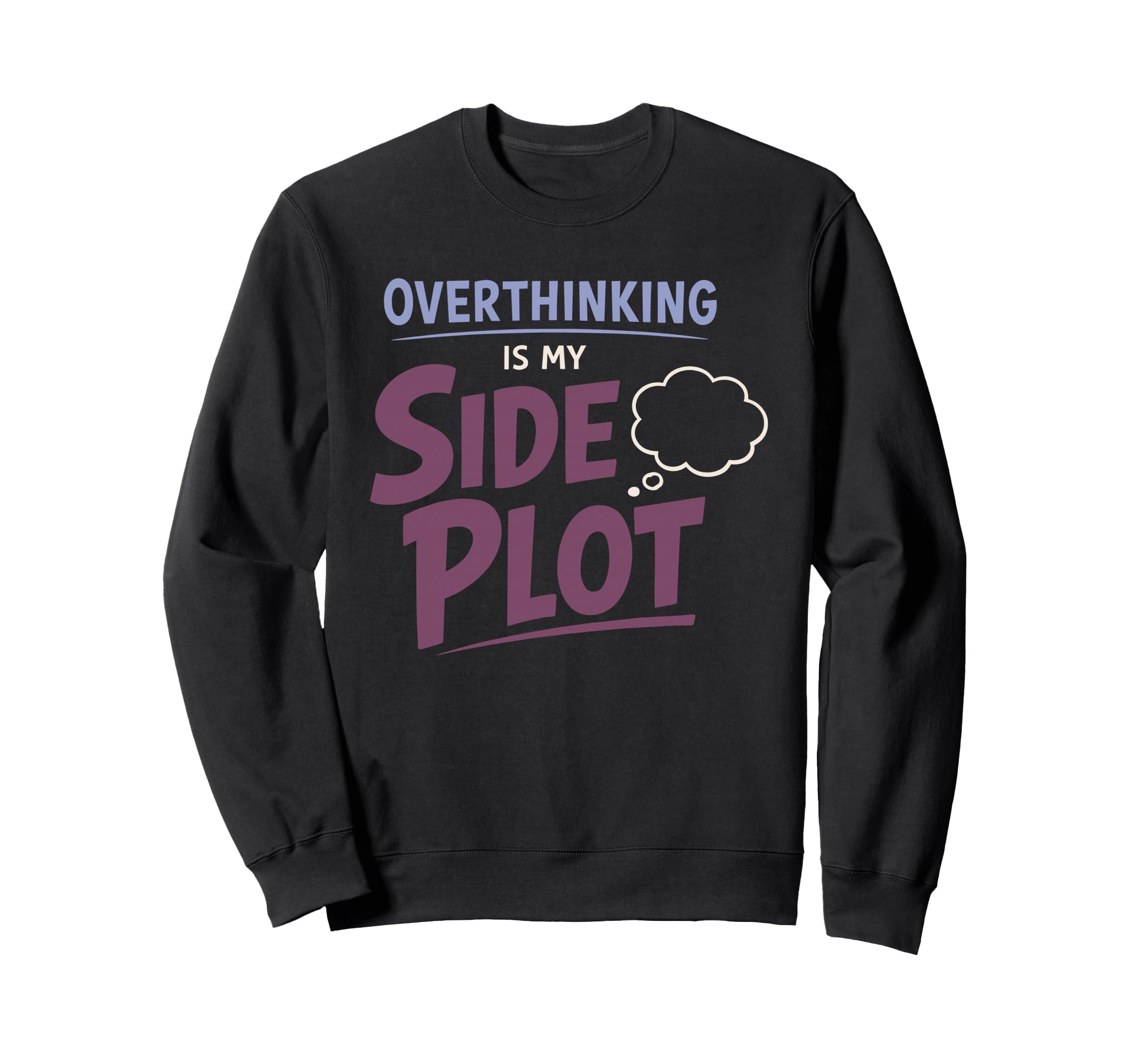 Anime Anxiety Overthinking Weeb Kawaii Sweatshirt - Trendy Graphic Unisex - T-Shirt, Sweatshirt, Hoodie