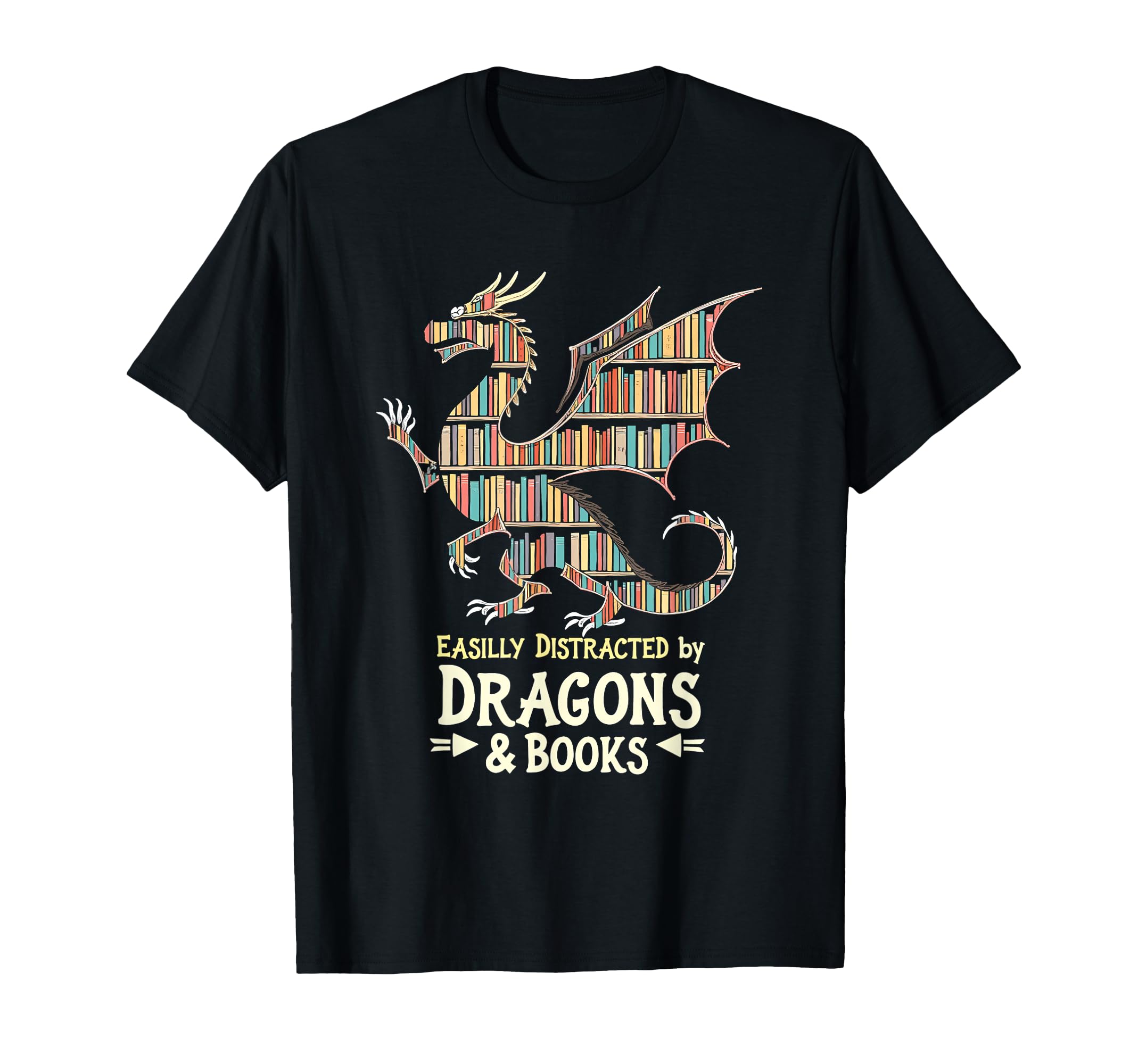 Curious Easily Distracted Dragons T-Shirt - Casual Everyday Wear Unisex - T-Shirt, Sweatshirt, Hoodie