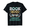 Library Assistant Librarian Library T-Shirt - Minimalist Print for Adults - T-Shirt, Sweatshirt, Hoodie