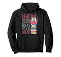 Reading Book Librarian Library Hoodie - Casual Everyday Wear for Adults - T-Shirt, Sweatshirt, Hoodie
