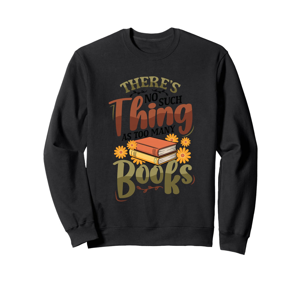Funny Book Lover Bookworm Librarian Sweatshirt - Minimalist Print Unisex - T-Shirt, Sweatshirt, Hoodie