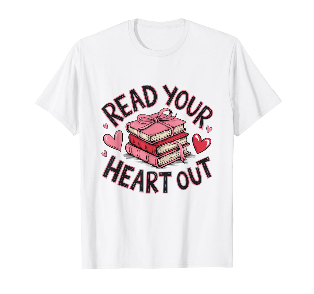 Valentines Day Bookaholic Ela T-Shirt - Aesthetic Graphic for Adults - T-Shirt, Sweatshirt, Hoodie