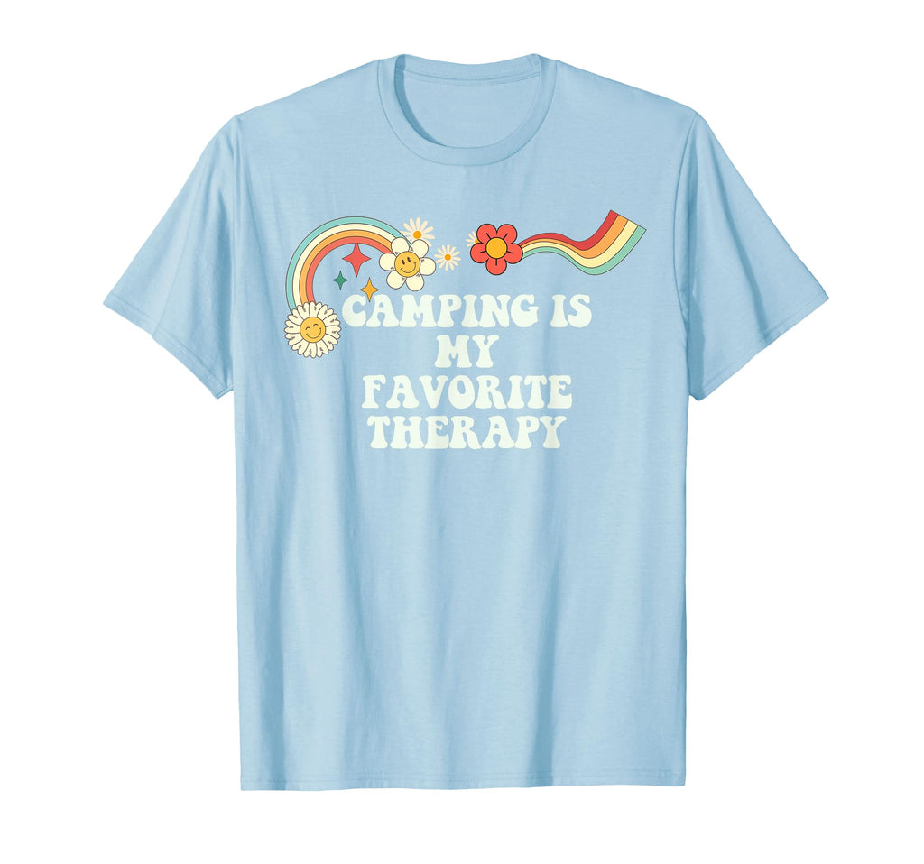 Groovy Camping Is My Favorite T-Shirt - Casual Everyday Wear for Adults - T-Shirt, Sweatshirt, Hoodie
