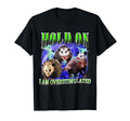 Hold Im Overstimulated Possums Funny T-Shirt - Minimalist Print Unisex - T-Shirt, Sweatshirt, Hoodie