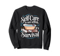 Self Care Is Not Selfish Its Sweatshirt - Minimalist Print for Adults - T-Shirt, Sweatshirt, Hoodie