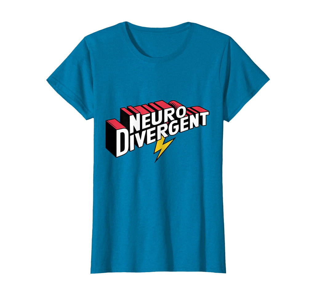 Neurodivergent Adhd Autism Hero Asd T-Shirt - Custom Art Print Men Women - T-Shirt, Sweatshirt, Hoodie