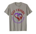 Keep Fighting Suicide Prevention T-Shirt - Minimalist Print for Adults - T-Shirt, Sweatshirt, Hoodie