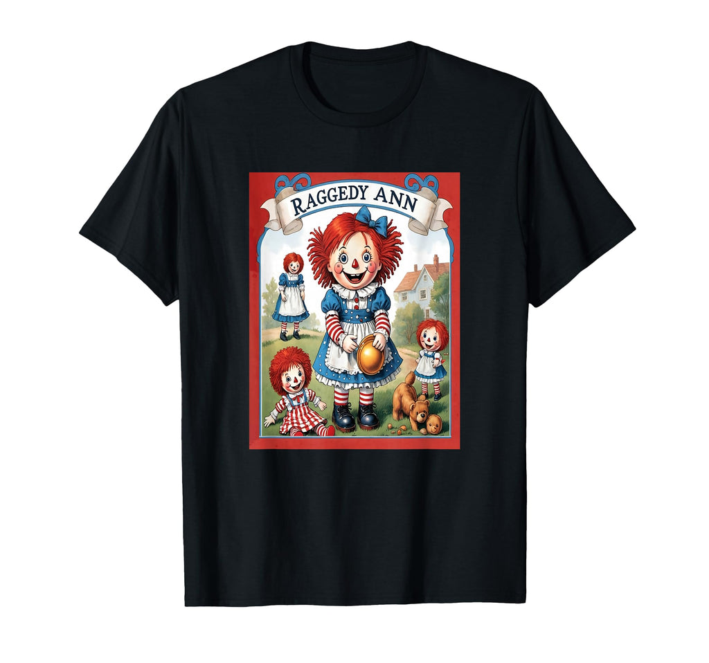 Childrens Rag Doll Story Raggedy Ann T-Shirt - Graphic Print Unisex - T-Shirt, Sweatshirt, Hoodie