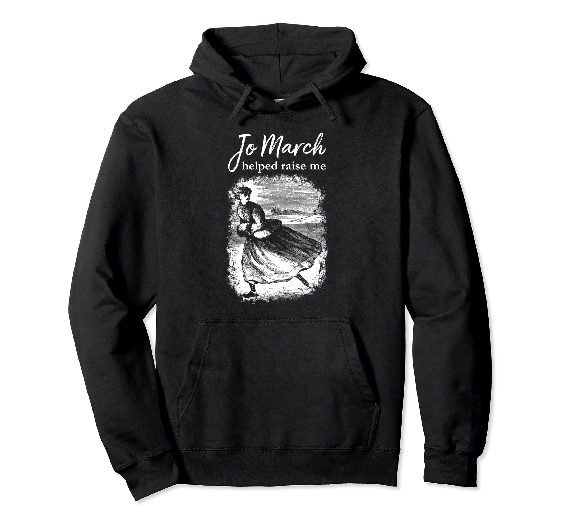 Louisa May Alcott Jo March Helped Hoodie - Streetwear Style for Adults - T-Shirt, Sweatshirt, Hoodie