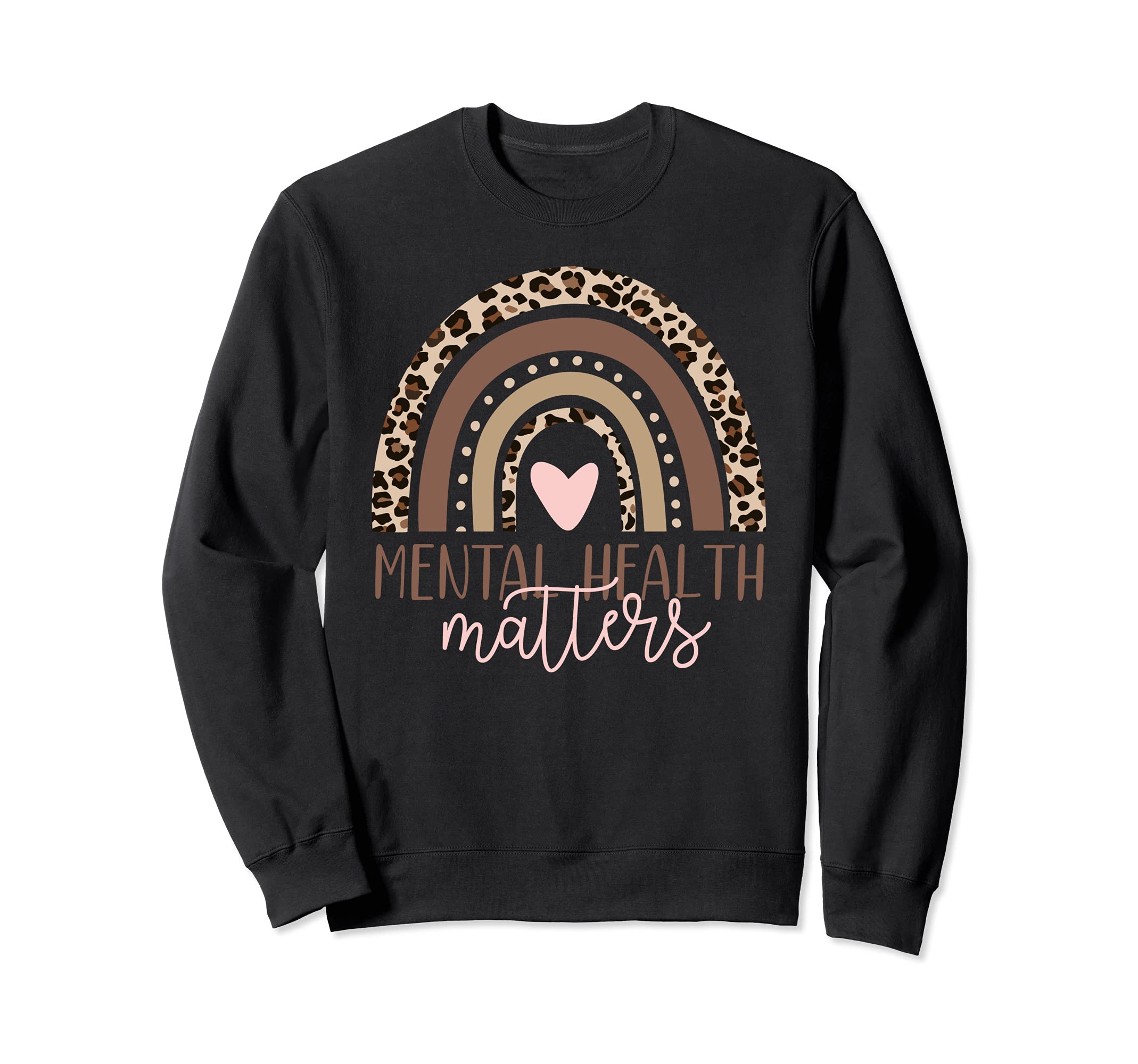 Mental Health Matters End Stigma Mental Sweatshirt - Graphic Print Unisex - T-Shirt, Sweatshirt, Hoodie