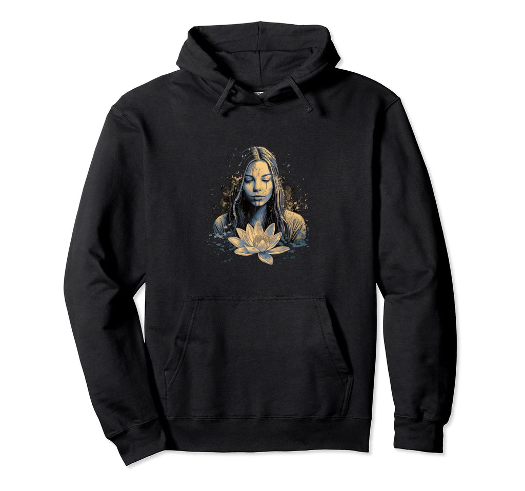 Yoga Yogi Lotus Namaste Zen Spiritual Hoodie - Unique Graphic Men Women - T-Shirt, Sweatshirt, Hoodie