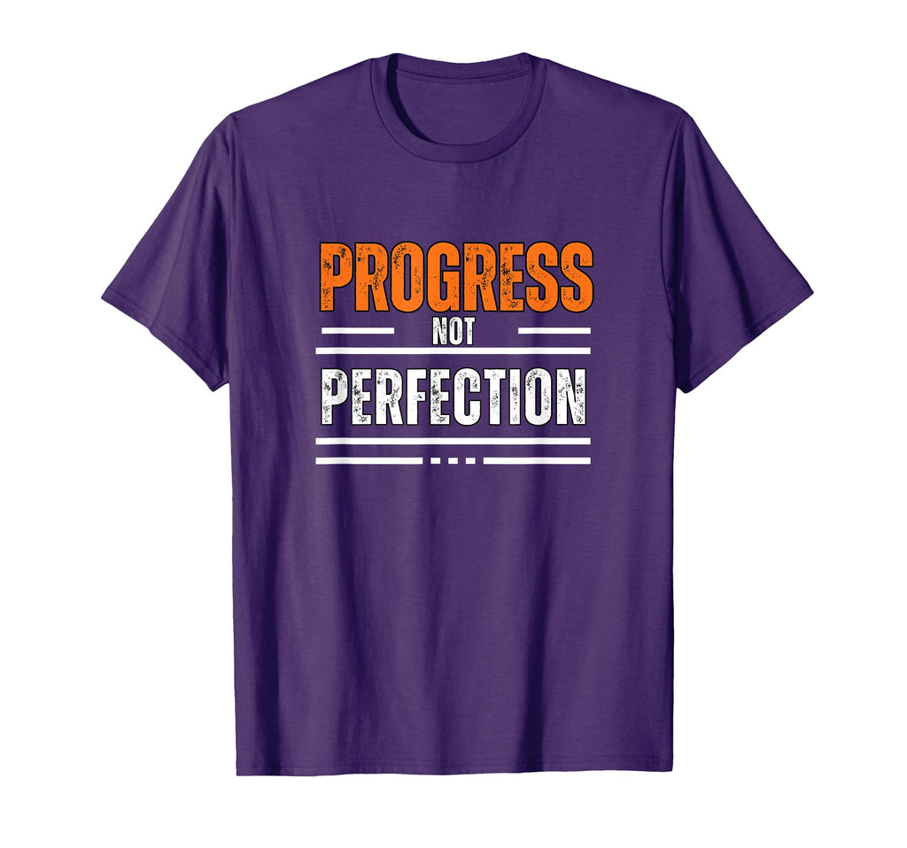 Progress Not Perfection Motivational T-Shirt - Streetwear Style for Adults - T-Shirt, Sweatshirt, Hoodie