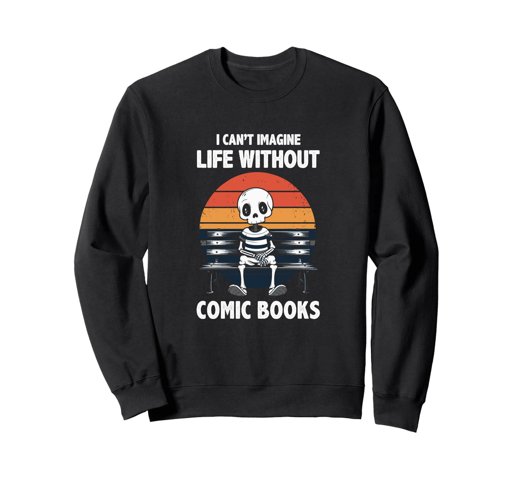 Comic Books Sweatshirt - Fun Novelty Design for Adults - T-Shirt, Sweatshirt, Hoodie