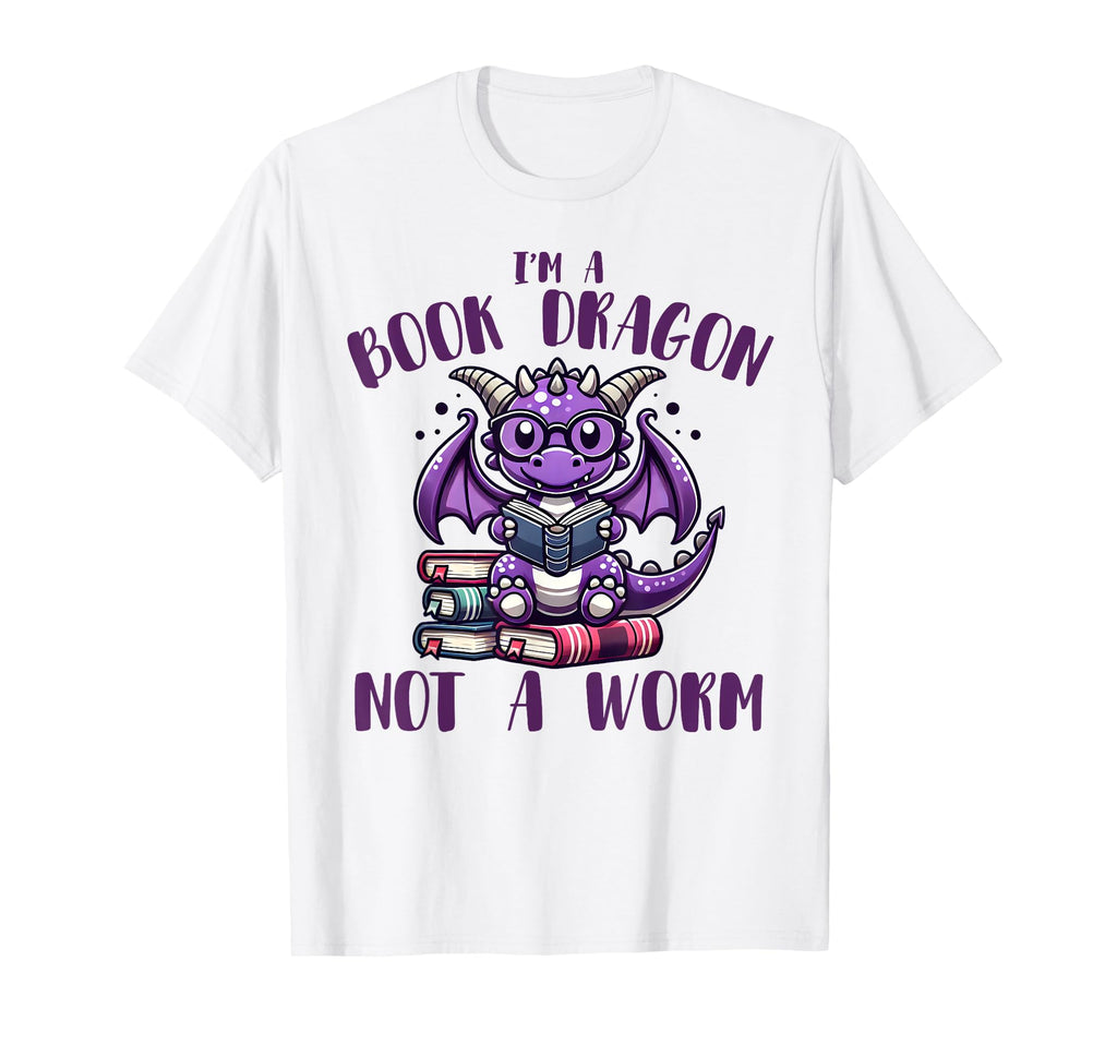 Funny Dragons Reading Im Book T-Shirt - Fun Novelty Design for Adults - T-Shirt, Sweatshirt, Hoodie