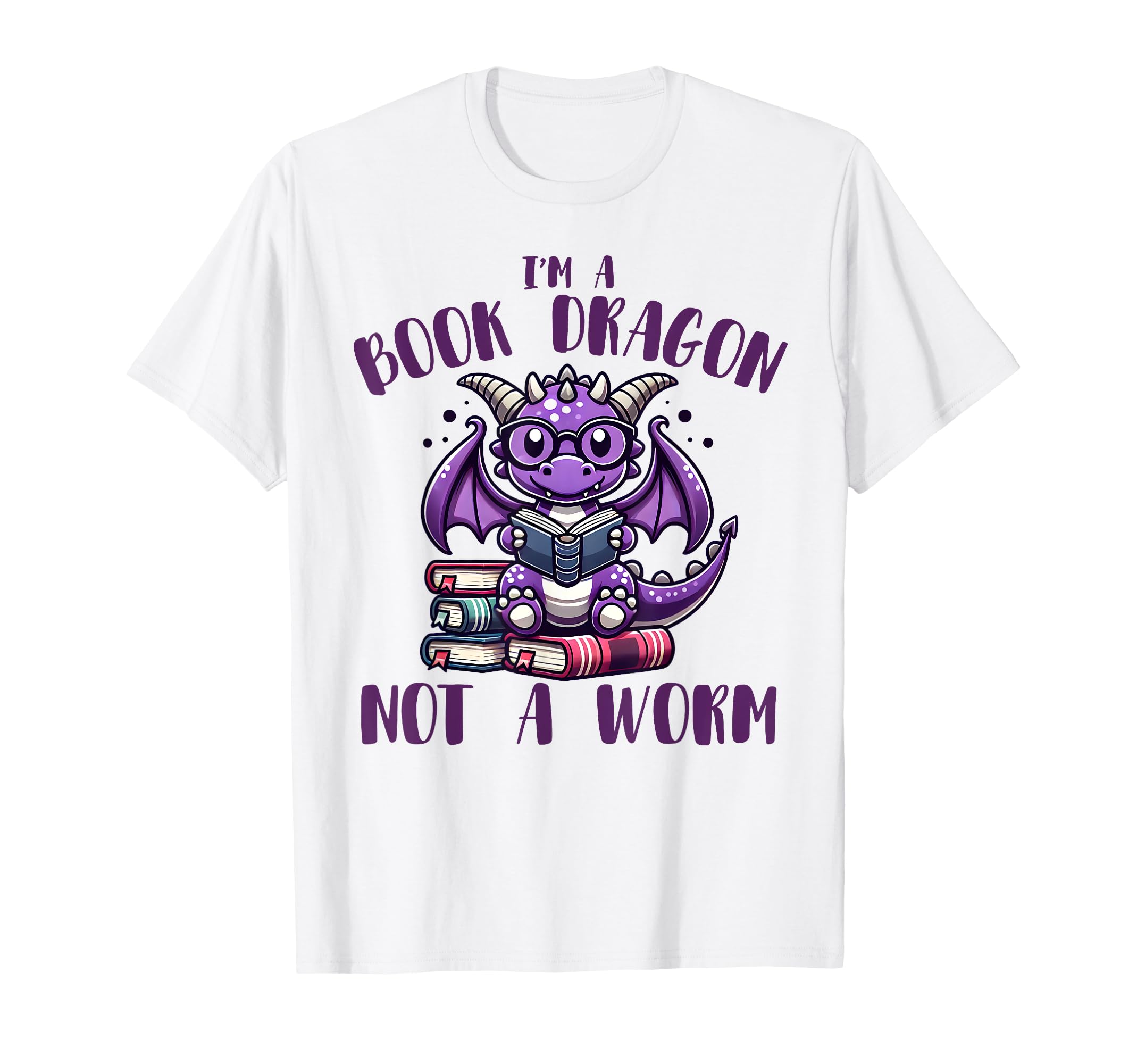 Funny Dragons Reading Im Book T-Shirt - Fun Novelty Design for Adults - T-Shirt, Sweatshirt, Hoodie